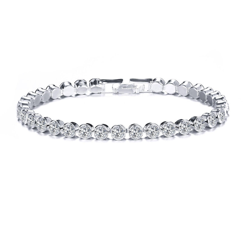 Pulseira romana com diamante.